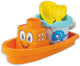 Androni happy fish emmerset 4-delig – oranje met visjesprint