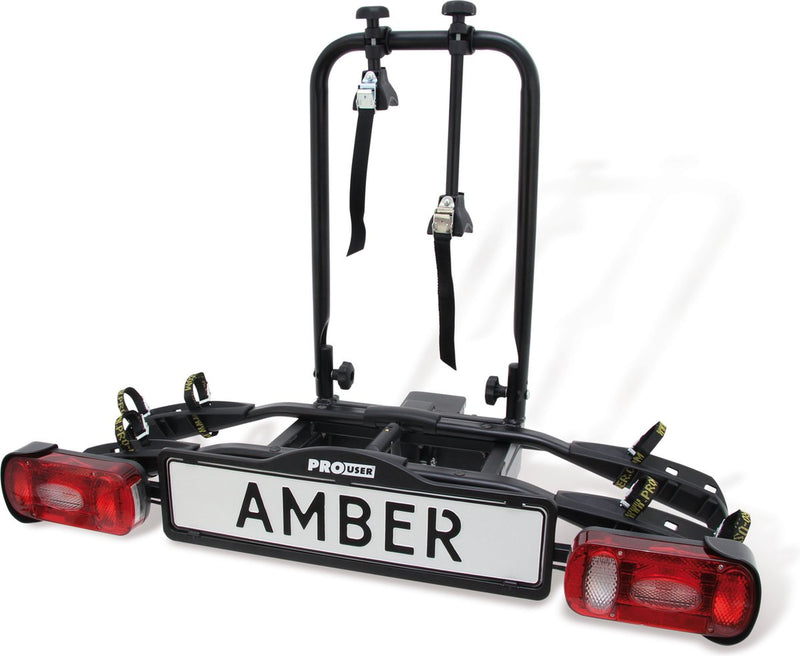 Afbeelding laden in galerijviewer, Pro-user amber ii disselfietsendrager 7 13-polig max. 50 kg

