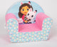 Simba toys plush gabby's dollhouse sofa - kinderzetel voor 2+ jaar - machinewasbaar