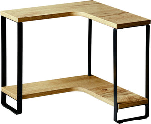 Kesper keuken aanrecht hoek etagere - 2 niveaus - hout metaal - organizer - 30 x 30 x 28 cm - verhoger