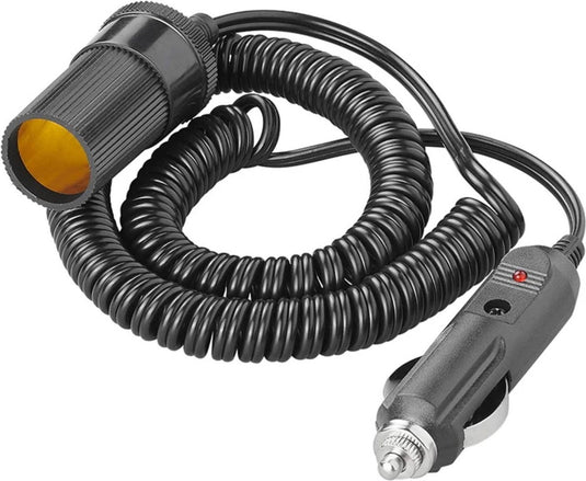 Proplus verlengkabel voor sigarettenaansteker 3m 12v 24v max. 3amp. krulsnoer