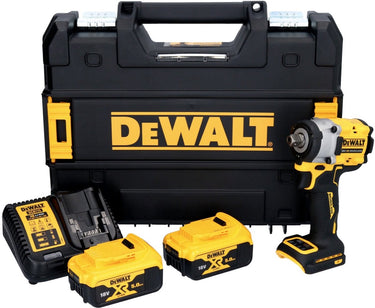 Dewalt dcf922p2t accu slagmoersleutel | 1 2 met ratel | 18v | 2 x 5.0 ah + lader | in tstak - dcf922p2t-qw