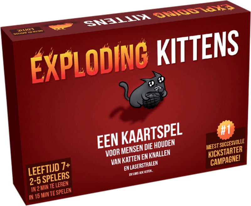 Chargez l'image dans la visionneuse de la galerie, Exploding kittens originele editie - kaartspel vol spanning en humor - 2 tot 5 spelers - partyspel
