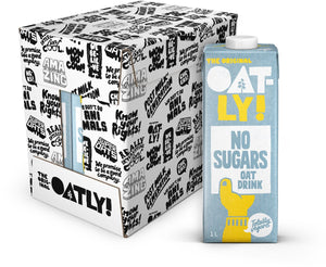 Oatly! oatly haverdrank no sugars - 6 stuks - (6l) - houdbare plantaardige melk - no sugars - voordeelverpakking
