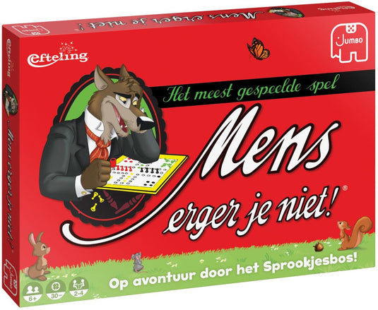 Jumbo - mens erger je niet! efteling sprookjesboom - bordspel - vanaf 6 jaar - 2 tot 4 spelers