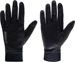 Rogelli laval fietshandschoenen dames - winddichte wielrenhandschoenen - ademend - zwart - maat m