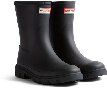 Hunter downpour short wellington boots laarzen - - dames - zwart - maat 37