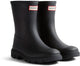 Hunter downpour short wellington boots laarzen - - dames - zwart - maat 37