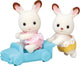 Sylvanian families 5420 tweeling chocoladekonijn-fluweelzachte speelfiguren