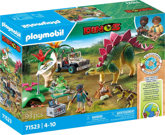 Playmobil dinos onderzoeksstation met dinosaurussen - 71523