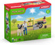 Schleich farm world speelfigurenset - dierenartsbezoek op de boerderij - kinderspeelgoed voor jongens en meisjes - 3 tot 8 jaar - 12 onderdelen - 42503