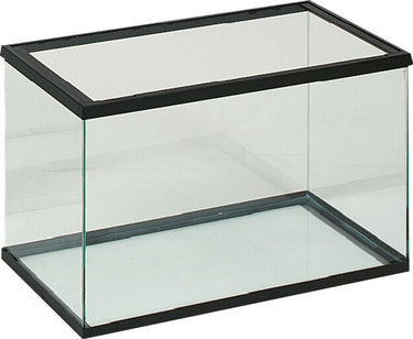 Flamingo aquarium – volglas aquarium zwart – 30x15x20cm – 7,5l – glas – zwart kunststof frame – europese kwaliteit – voor alle vissoorten – binnen