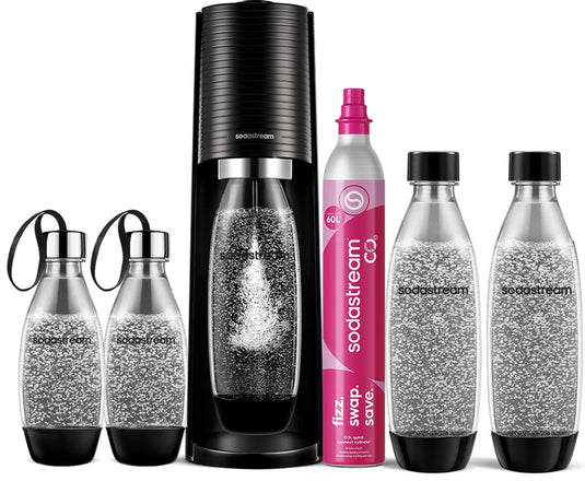 Sodastream bruiswatertoestel terra gigapack - zwart