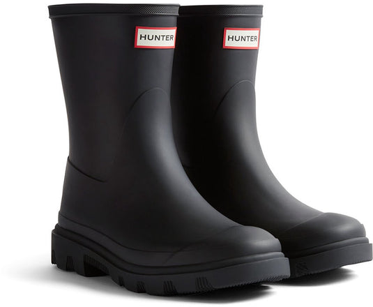 Hunter downpour short wellington boots laarzen - - dames - zwart - maat 41