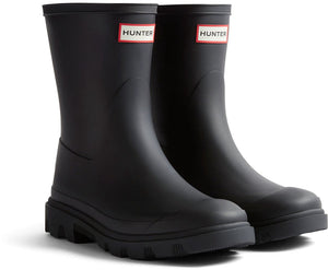 Hunter downpour short wellington boots laarzen - - dames - zwart - maat 42