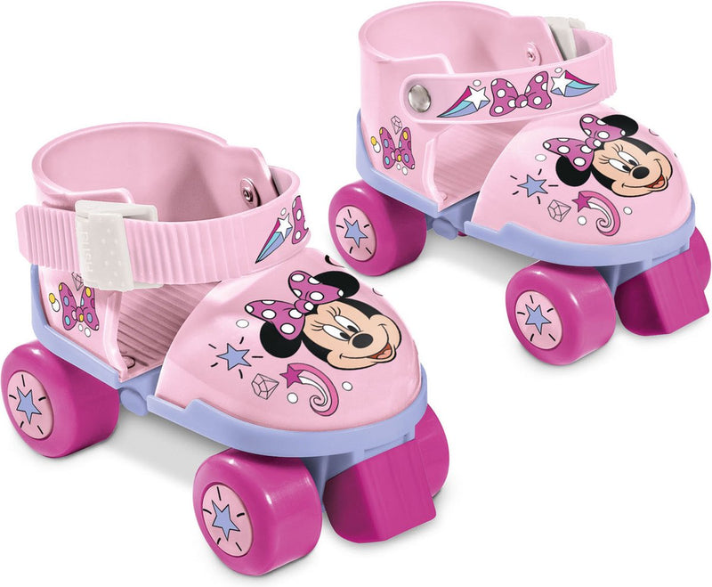 Laden Sie das Bild in Galerie -Viewer, Mondo disney minnie rolschaatsen met beschermset voor kinderen - verstelbaar en roze.
