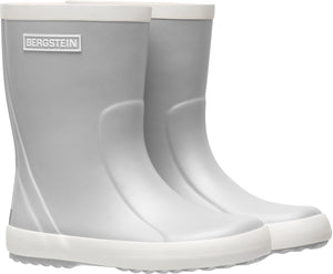 Bergstein classic glam regenlaarzen kinderen - jongens - meisjes - silver
