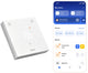 Netatmo slimme thermostaat original – bedrade smart thermostaat – app bediening, energiebesparing verbruiksinzicht – matter compatibel – werkt met apple home, google home, alexa – wit