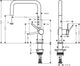 Hansgrohe m54 - talis keukenkraan, ecosmart, chroom 72844000