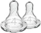 Dr. brown's options+ flesspeen - fase 4 papspeen - smalle halsfles - 2 stuks