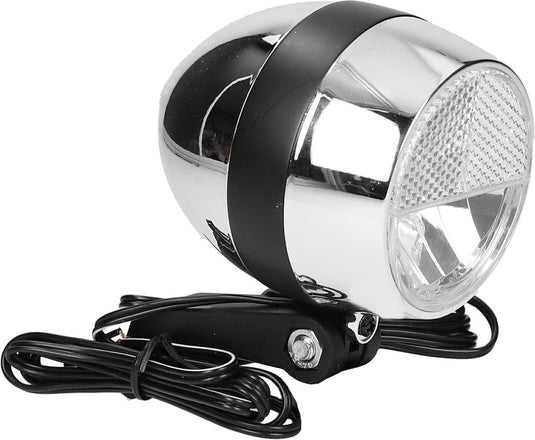 Cortina koplamp Amsterdam dynamo chroom zwart