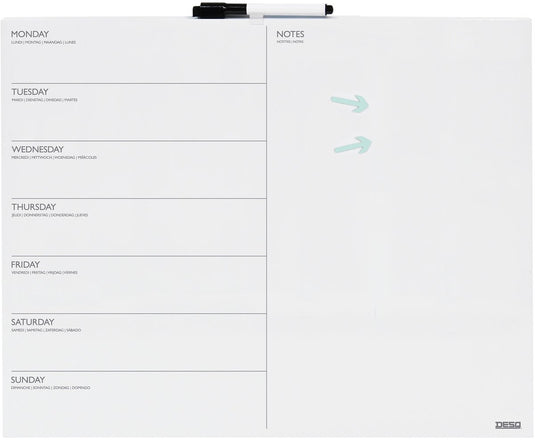 Desq weekplanner 4218 wit