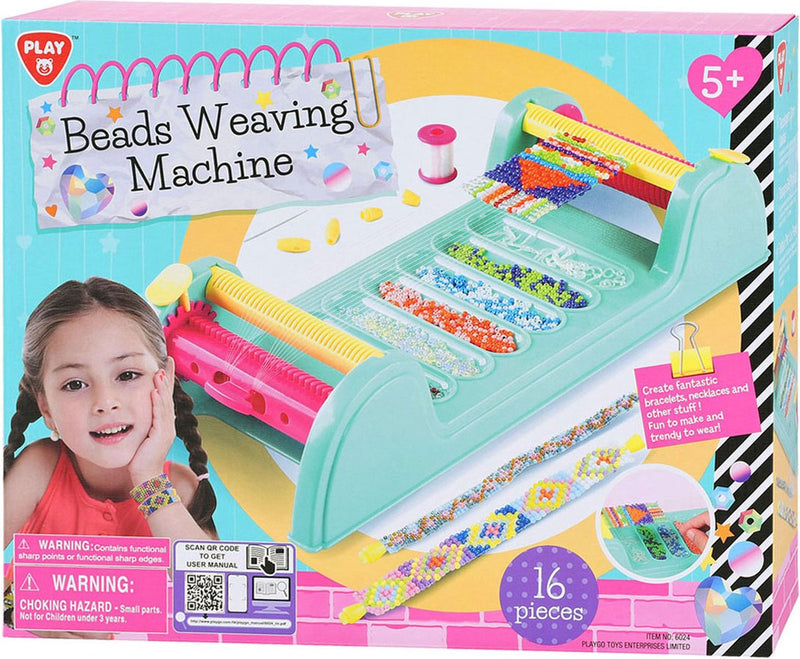 Afbeelding laden in galerijviewer, Playgo maak je eigen armbanden weefmachine set - 16dlg.
