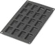 Lékué bakvorm 20 financiers - siliconen - black