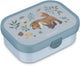Mepal lunchbox campus little dutch - 750 ml - broodtrommel met vakjes voor kinderen - geschikt voor 4 boterhammen - forest friends