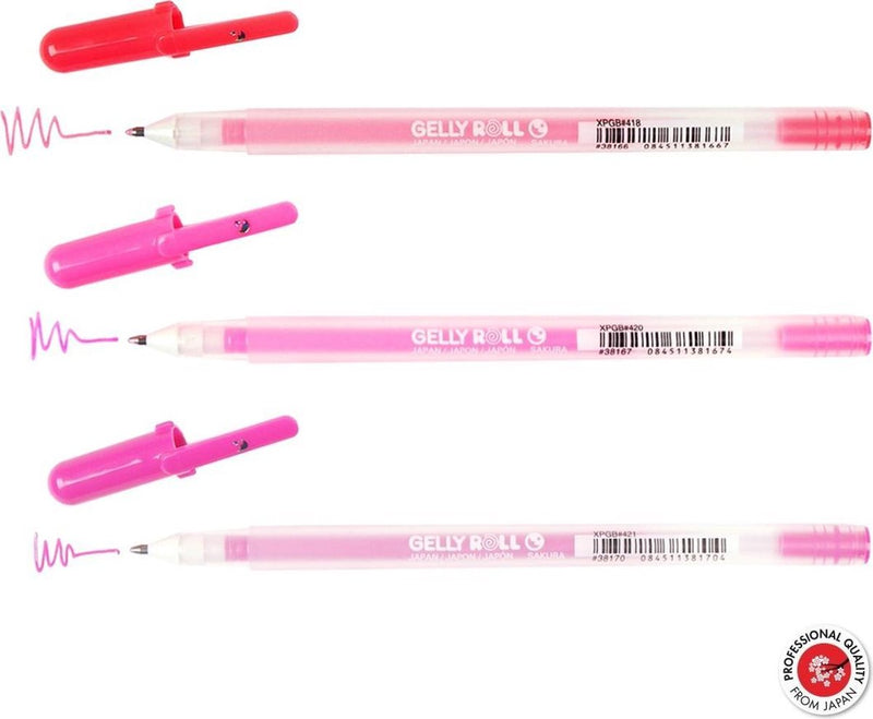 Chargez l'image dans la visionneuse de la galerie, Sakura moonlight set 3 gelpennen sweets
