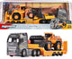Majorette volvo fh16 truck met oplegger en wiellader