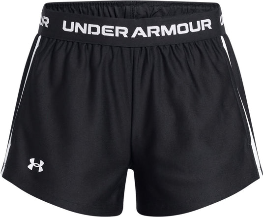 Under armour g tech play up short unisex sportbroek - zwart - wit