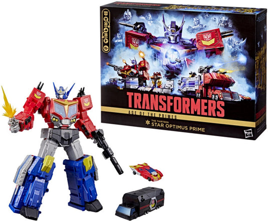 Hasbro transformers age of the primes the thirteen star optimus prime