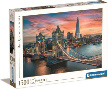 Clementoni - puzzel - 1500 stukjes - london twilight - puzzel voor volwassenen - high quality collection