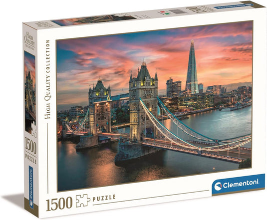 Clementoni - puzzel - 1500 stukjes - london twilight - puzzel voor volwassenen - high quality collection
