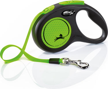 Flexi rollijn new classic neon tape zwart groen
