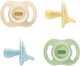 Tommee tippee ultra-light stayput fopspeen - 0-6 maanden - set van 4 - silicone fopspeen uit één stuk - blauw