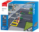 Sluban metropolis basisplaat grondplaat bouwplaat wegenplaat grijs – wegdek met accessoires 73 bouwstenen – m38‑b1327 – vanaf 6 jaar