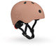 Scoot and ride - kinderhelm - maat s m - mocha - verstelbaar - 51-55 cm