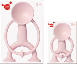 Moluk oogi actiefiguur junior - roze - h7,5cm - met zuignappen voor elk glad oppervlak - 3 jaar