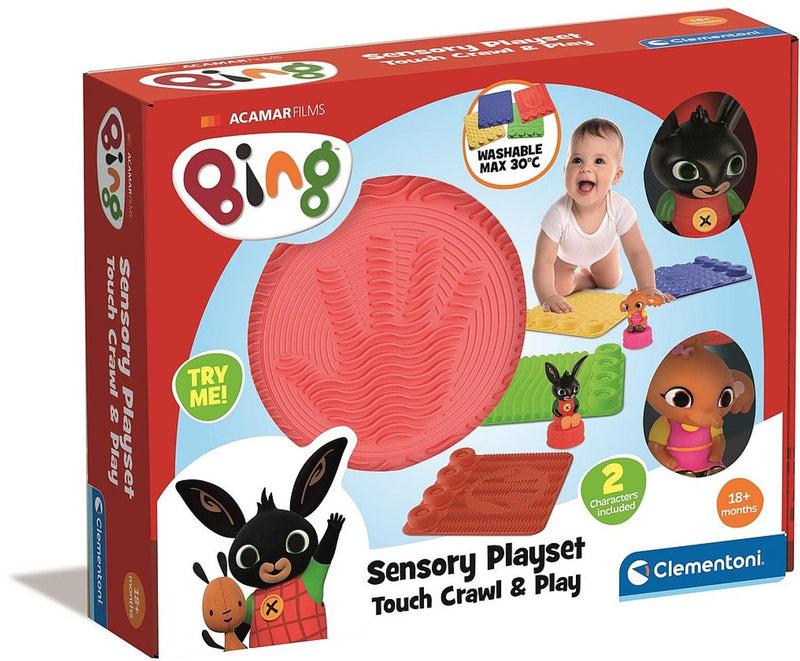 Afbeelding laden in galerijviewer, Clementoni baby - sensorische speelmat bing met speelfiguren, 6dlg.
