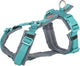 Trixie hondentuig premium trekking aqua blauw grafiet grijs