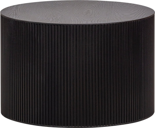 Woood sanne bijzettafel - mdf - zwart - 40x60x60