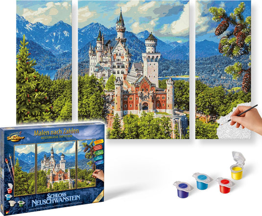 Schipper - schilderen op nummer - slot neuschwanstein - hobbypakket