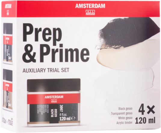 Amsterdam medium prep en prime set | 4 x 120 ml