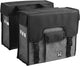 Willex shopper - dubbele fietstas - 38liter - zwart antraciet - universele bevestiging - de klassieker