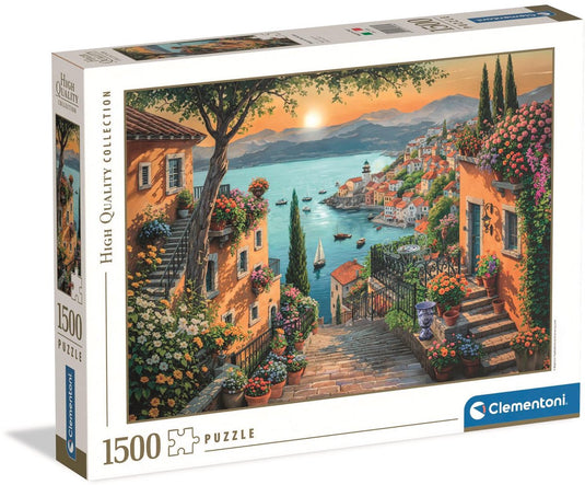 Clementoni legpuzzel kunst trappetje naar de haven, 1500st.