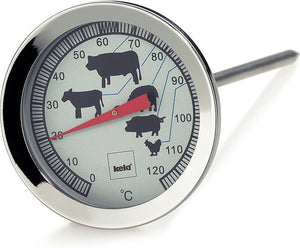 Kela vleesthermometer - 18 10 staal - tot 120 °c- | punkto