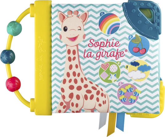 Sophie de giraf eerste ontdekboekje - babyboekje - baby boek - stimuleert 5 zintuigen - leren tellen met sophie! - vanaf 3 maanden - 14.5x20x3 cm