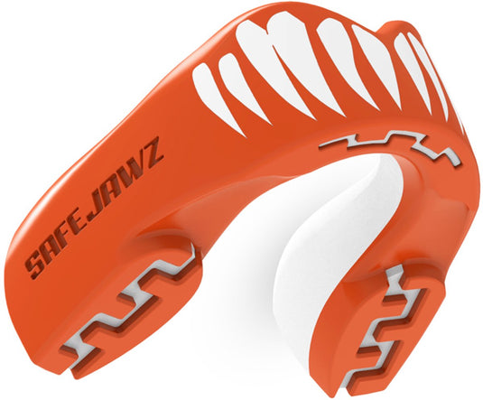 Safejawz gebitsbeschermer extro-series viper rood wit junior